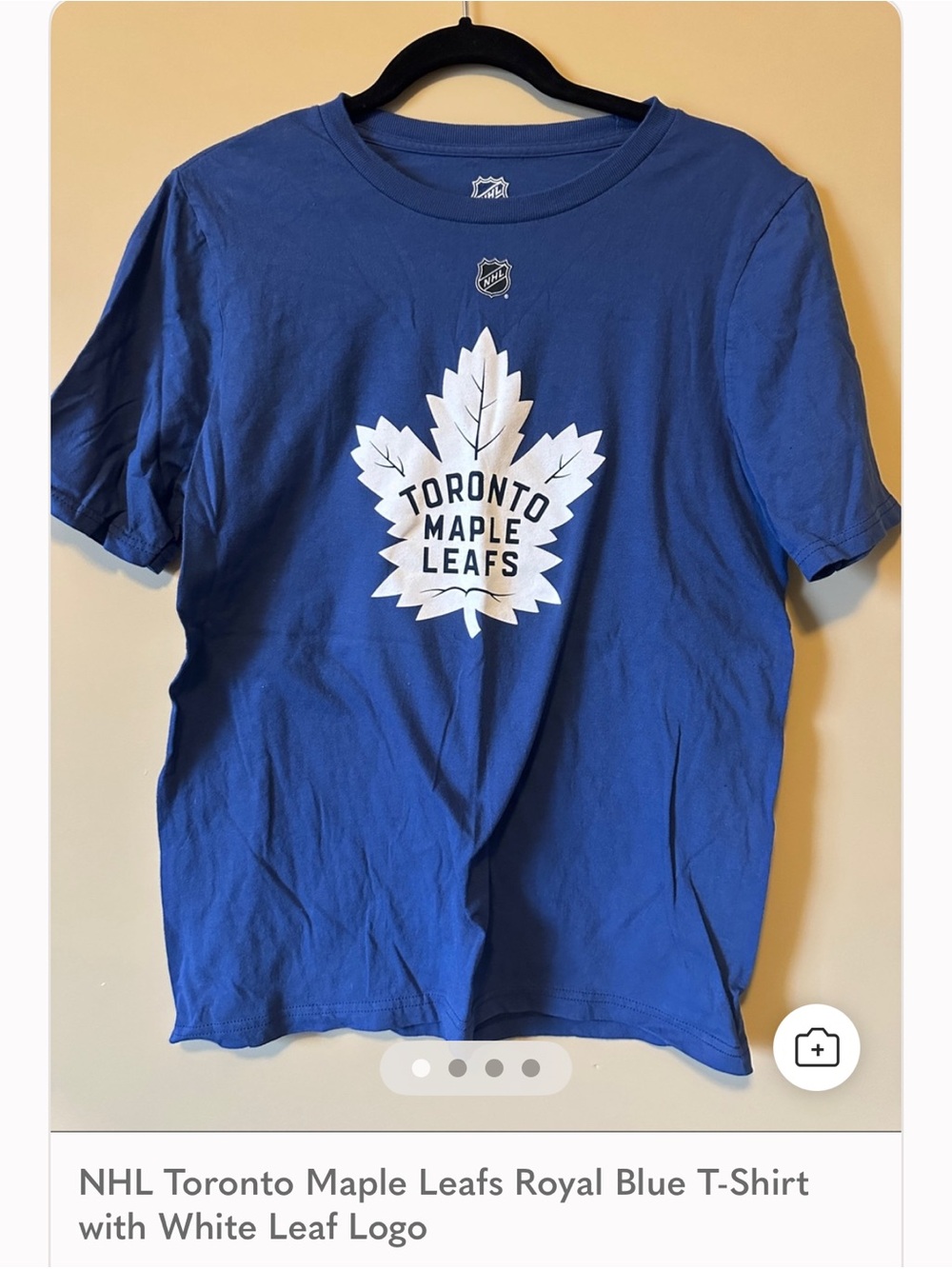 Austin Matthew’s Toronto maple leaf youth shirt size XL or men’s small